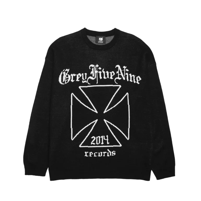 SUICIDEBOYS 2014 RECORDS KNITTED SWEATER (BLACK)
